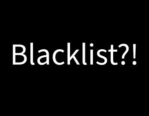 Blacklist Blacklisting Website Suchmaschinen