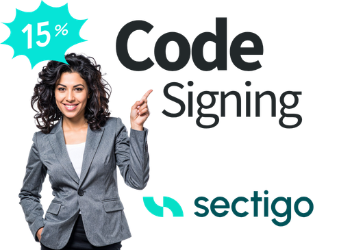Managed IP bietet 15 % auf Sectigo Code Signing Produkte