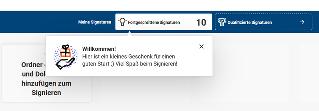 signius-erster-login