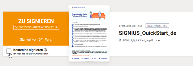 signius-zu-signieren
